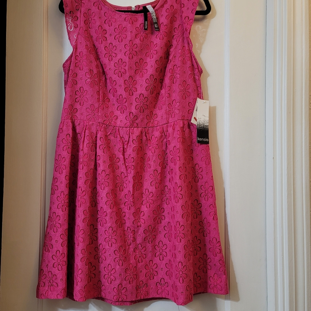 Kenzie Pink Floral Dress